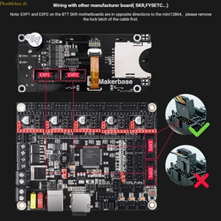 Doublebuy MINI 12864 v3 0 หน้าจอแสดงผล LCD 107x47 5V รองรับ Marlin Robin DIY พร้อมที่ใส่การ์ด SD สําหรับเครื่องพิมพ์ 3D Voron