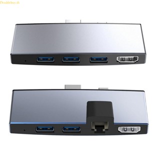 Doublebuy ฮับแยกช่องเสียบ USB 3 0 4K Rj45 SD TF