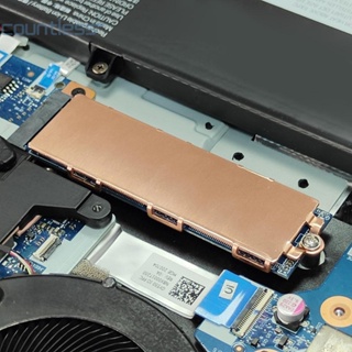 ฮีตซิงก์ระบายความร้อน SSD ทองแดง พร้อมแผ่นซิลิโคนความร้อน โลหะ สําหรับแล็ปท็อป [countless.th]