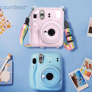 เคสกระเป๋าใส พร้อมสายคล้องไหล่ สําหรับกล้อง Fujifilm Instax Mini 12 Instax Mini12 [countless.th]