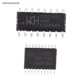 Chee ชิปซีเรียลอินเตอร์เฟซ เกรดอุตสาหกรรม CH32V003 MCU RISC-V2A สายเดี่ยว 10 ชิ้น ต่อล็อต EN
