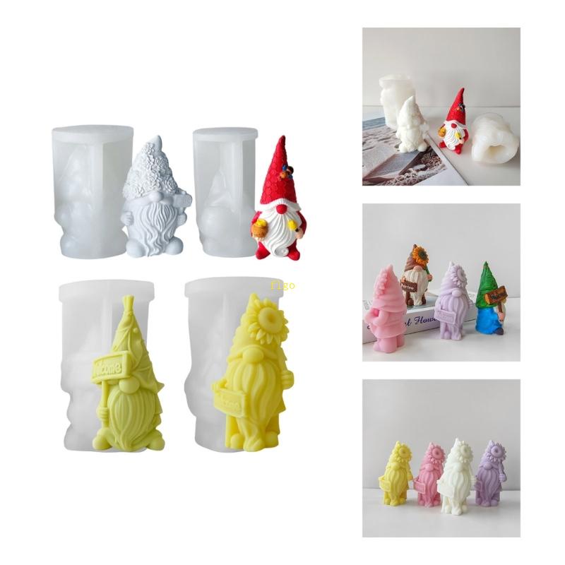 flgo-แม่พิมพ์เทียนหอมอโรม่า-รูปซานต้า-คนแคระ-3d-แฮนด์เมด-สําหรับตกแต่งสบู่