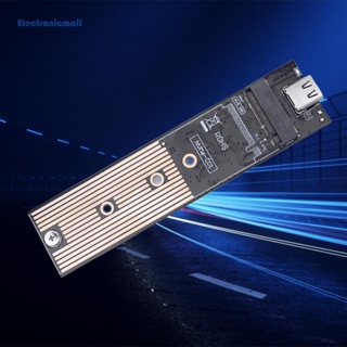 [ElectronicMall01.th] เคสภายนอก M.2 SSD Type C USB 3.1 NVME SSD 5 Gbps สําหรับ 2230-2280 M.2 SS
