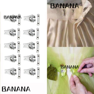 Banana1 ตะขอโลหะ และตัวยึดบาร์ สําหรับเย็บผ้า กางเกง เสื้อผ้า DIY