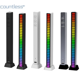 โคมไฟ LED 32 ดวง RGB ควบคุมด้วยแอปพลิเคชันเสียง ชาร์จ USB [countless.th]