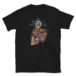 ร้อน a [S-5XL]เสื้อยืด พิมพ์ลาย The Sea Can See Coral Skull Nautical Third Eye