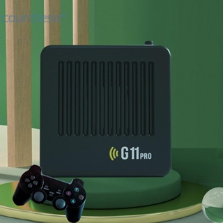 G11 Pro กล่องเกมคอนโซลวิดีโอเกม ไร้สาย 2.4G แบบพกพา 60000 เกม เอาท์พุตทีวี 4K HD สําหรับ PS1/GBA [countless.th]