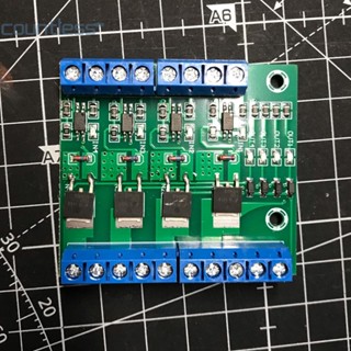 Mos FET โมดูลไดรเวอร์ออปโต้คัปเปลอร์แยกแผงวงจร 4 ช่อง พร้อมไฟ สําหรับอุปกรณ์พลังงานสูง [countless.th]