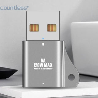 อะแดปเตอร์ USB เป็น Type-C ตัวเมีย ชาร์จเร็ว สําหรับแล็ปท็อป แท็บเล็ต โทรศัพท์ [countless.th]