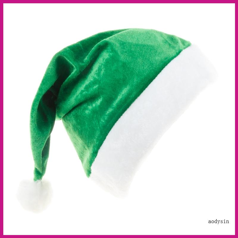 ลดราคาสูง-aodysin-th-หมวกซานตาคลอส-สีเขียว-สําหรับผู้ใหญ่-เด็ก-เหมาะกับงานปาร์ตี้คริสต์มาส