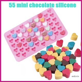 (ลดราคาสูง) Aodysin.th แม่พิมพ์ซิลิโคน รูปหัวใจ ขนาดเล็ก สีชมพู สําหรับทําน้ําแข็ง ช็อคโกแลต ของขวัญ DIY