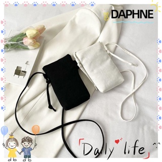 Daphne กระเป๋าสะพายข้าง ผ้าแคนวาส น้ําหนักเบา เข้ากับทุกการแต่งกาย อเนกประสงค์ ใบเล็ก ใส่โทรศัพท์มือถือได้ แฟชั่นสําหรับผู้หญิง