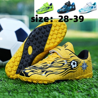 ใหม่ TF soccer shoes รองเท้าฟุตบอลกีฬากลางแจ้งสําหรับเด็ก, รองเท้าเด็ก size: 28-39