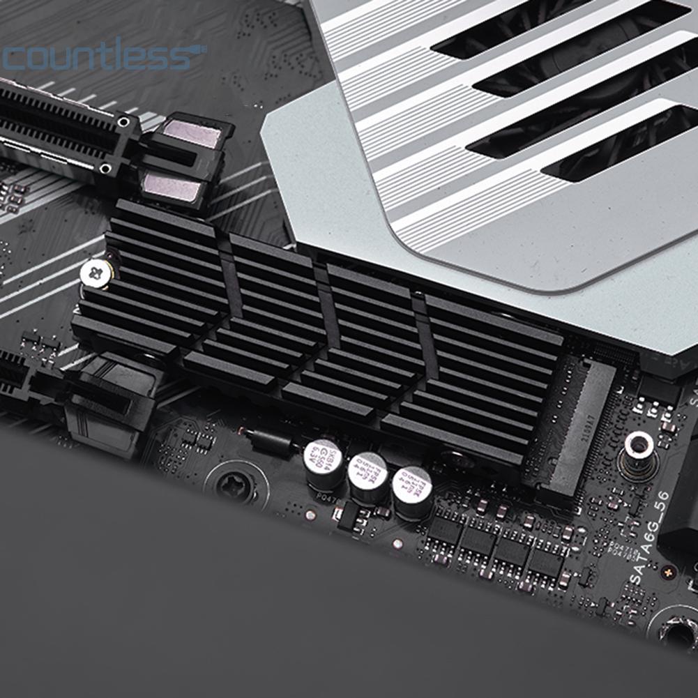 ฮีทซิงค์หม้อน้ํา-ssd-m-2-2280-nvme-ngff-อลูมิเนียมอัลลอย-พร้อมแผ่นซิลิโคนความร้อน-สําหรับเกมคอนโซล-ps5-countless-th