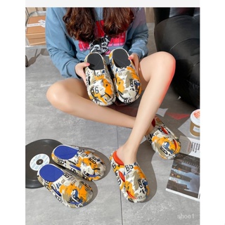 2023 เหยียบขี้ความรู้สึกใหม่ Baotou รองเท้าแตะแจ๊กเก็ตของผู้หญิงแฟชั่นฤดูร้อนทุกคู่รองเท้าขี้เกียจรองเท้าแตะผู้ชายขายส่ง