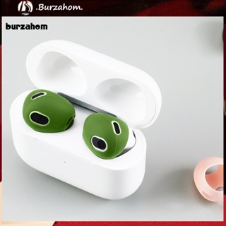 Bur_ ปลั๊กหูฟังอินเอียร์ไร้สาย แบบนิ่ม สําหรับ Airpods 3 1 คู่