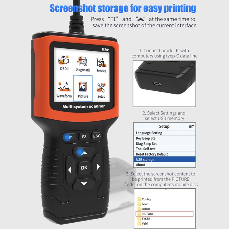 m301-obd2-เครื่องมือสแกนเนอร์วินิจฉัย-สําหรับทดสอบความผิดพลาดของรถยนต์-obd-ii-eobd