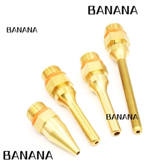 Banana1 หัวฉีดกาวละลาย หลายขนาด กันรั่วซึม อุปกรณ์เสริม ทองแดง เส้นผ่าศูนย์กลาง ขนาดใหญ่ แบบเปลี่ยน