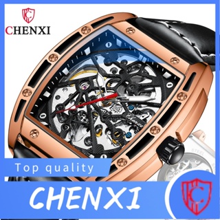 Chenxi CHENXI พร้อมส่ง นาฬิกาข้อมืออัตโนมัติ กันน้ํา เรืองแสง