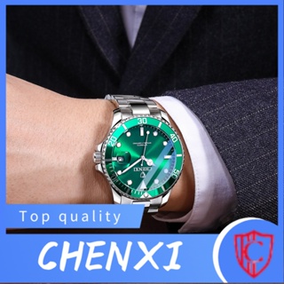 Chenxi CHENXI พร้อมส่ง นาฬิกาข้อมืออัตโนมัติ กันน้ํา มีปฏิทิน สําหรับผู้ชาย
