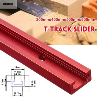 【DREAMLIFE】T-Slot Track Red Tool Woodworking 300-600mm Aluminium Alloy Router Table Durable