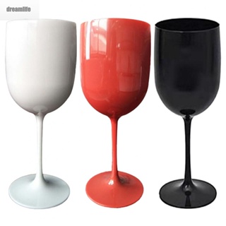 【DREAMLIFE】Goblet Plastic Product Capacity: 401-500ML Brand New For Party Banquet