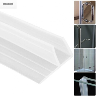 【DREAMLIFE】Seal Strip Seal Gap Shower Doors Sliding Doors Transparent 2m 6mm Width For Bath