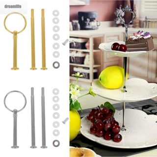 【DREAMLIFE】Cake Stand Multicoloured Fitting Handle Fittings For Home Home Kit Kitchen