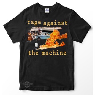 เสื้อยืด พิมพ์ลาย kaos RAGE AGAINTS THE MACHINE KILLING IN THE NAME OF Premium ragaji sepultura pantera MACHINE