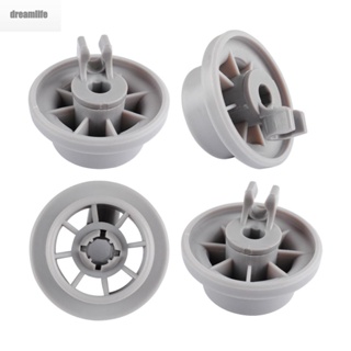 【DREAMLIFE】Wheels Dishwasher Rack Basket Accessory Replacement Parts Grey Lightweight