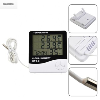 【DREAMLIFE】Thermo-Hygrometer High Quality 10.3 * 9.3 * 2.15CM 120g Durable Universal