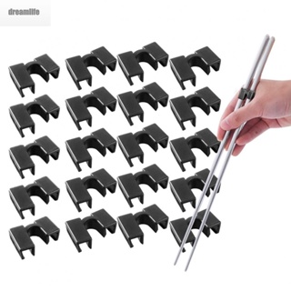 【DREAMLIFE】Chopstick Clip 20pcs Free Adjustment Portable Reusable Chinese Chopsticks