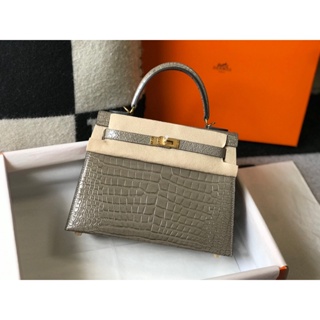 พรี ราคา12500 Hermes Kelly หนังวัว กระเป๋าสะพาย กระเป๋าสะพายไหล่25cm 28cm