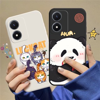 เคสโทรศัพท์มือถือแบบนิ่ม TPU ลายการ์ตูนแมว สําหรับ VIVO Y02S C_A8