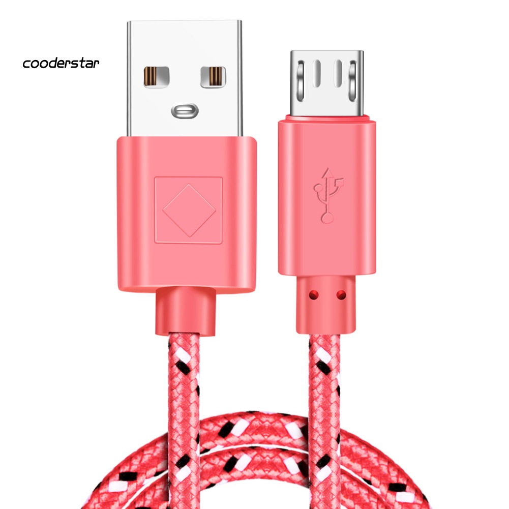 cood-olaf-สายเคเบิลชาร์จโทรศัพท์-ซิงค์ข้อมูล-ไนล่อน-micro-usb-ยาว-1-เมตร