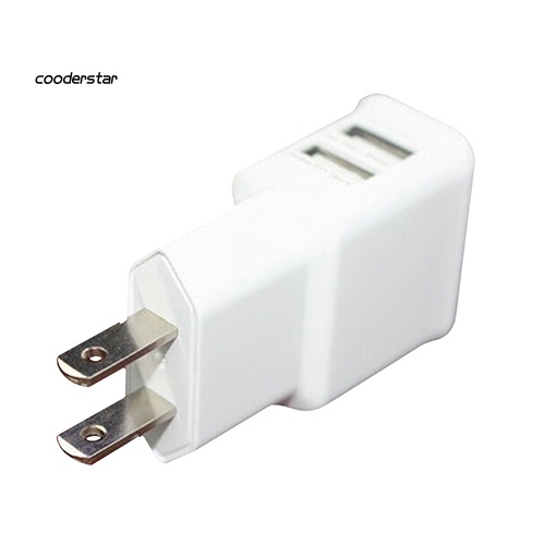 cood-อะแดปเตอร์ชาร์จ-usb-5v-21a-พอร์ตคู่-ปลั๊ก-us-สําหรับ-samsung-iphone-ipad-ipod