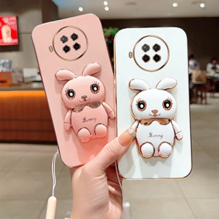 [พร้อมส่ง] เคสโทรศัพท์มือถือ ซิลิโคน กันกระแทก ลายน่ารัก 3D พร้อมขาตั้ง สําหรับ Xiaomi Redmi note 9 pro max 9s