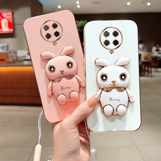[พร้อมส่ง] เคสโทรศัพท์มือถือ ซิลิโคน กันกระแทก ลายน่ารัก 3D พร้อมขาตั้ง สําหรับ Xiaomi POCO F2 Pro