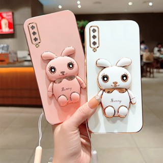 เคส Samsung Galaxy A03S A21S A20S A02S A10S A12 A7 2018 เคสโทรศัพท์ ซิลิโคนนิ่ม แบบพับได้ พร้อมตัวยึดสามมิติ