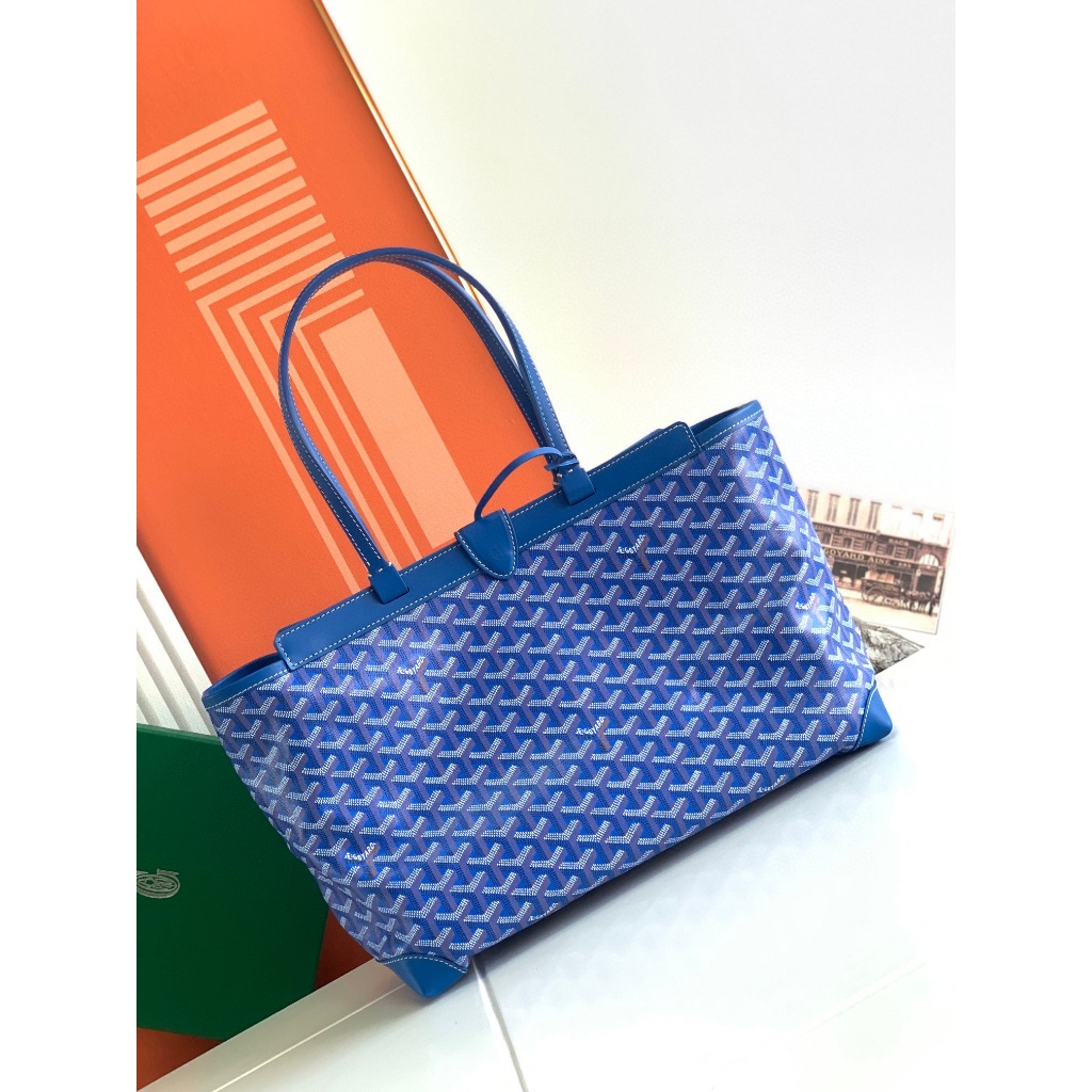 พรี-ราคา9000-goyard-bellechasse-หนังแท้-กระเป๋าสะพายไหล่-38-24-15cm