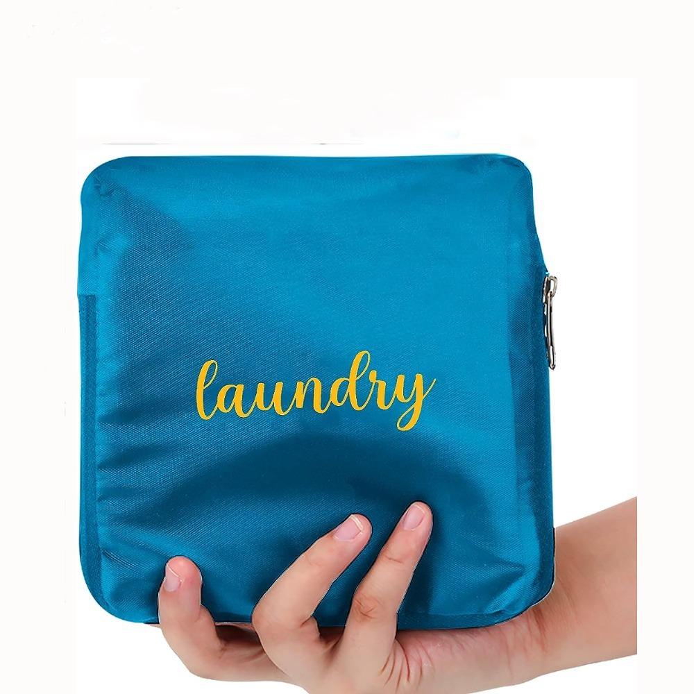 faccfki-กระเป๋าซักผ้า-แบบพกพา-มีซิป-น้ําหนักเบา-สีฟ้า-สีเทา-สําหรับเดินทาง