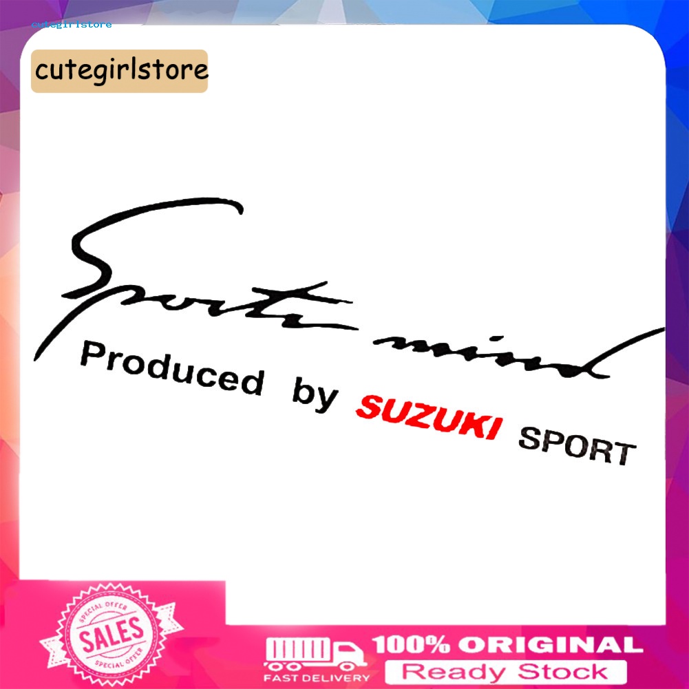 cute-สติกเกอร์ตกแต่งไฟหน้ารถยนต์-ลายตัวอักษร-mind-สําหรับ-suzuki