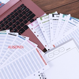 Alisond1 จดหมายเงินสด จดหมายธุรกิจ สําหรับจัดระเบียบหนังสือ บิล งบประมาณ แผ่นติดตามงบประมาณ ซองจดหมาย