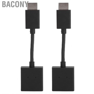 Bacony 2Pcs Male to Female Extension Cable HD Multimedia Interface Support 4K High Resolution