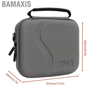 Bamaxis Storage Bag for  OM 6 Portable Carrying Case PU  Adjustable Strap Travel Organizer Osmo Mobile