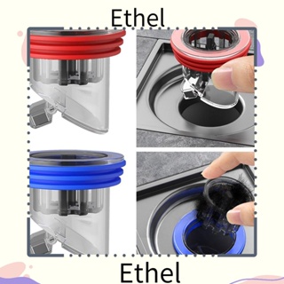 Ethel1 กระชอนกรองท่อระบายน้ํา ป้องกันแมลง ขนาดใหญ่ อุปกรณ์เสริม สําหรับห้องน้ํา ห้องครัว