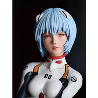 พร้อมส่ง โมเดลฟิกเกอร์เรซิ่น รูปการ์ตูนอนิเมะ GK White Model 1/8 Evangelion Ling Polly K5JB