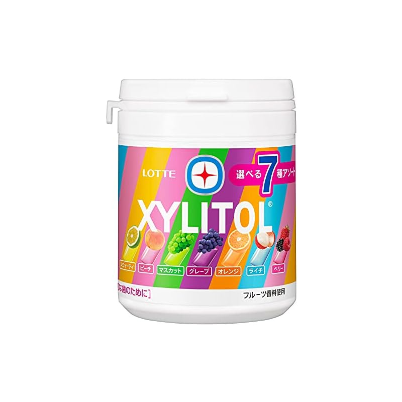 [Direct From Japan]Lotte Xylitol Gum 7 kinds assorted bottle 143g Shopee Thailand