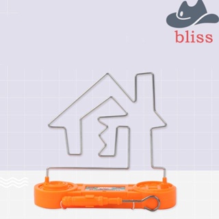 Bliss เขาวงกตไฟฟ้า ช็อตลวดเขาวงกต พลาสติก ขนาด 6.50*6.30*2.36 นิ้ว สีฟ้า ส้ม สําหรับทดลองวิทยาศาสตร์