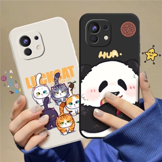 เคสโทรศัพท์มือถือแบบนิ่ม TPU ลายการ์ตูนแมว C_A8 สําหรับ Xiaomi 11 Lite Xiaomi 11 Lite 5G NE MI 11 Lite MI 11 Lite 5G NE